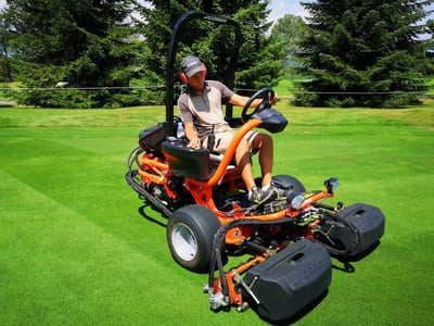 Jacobsen GP400 Diesel Versatile Ride-On Reel Mower | Bingham